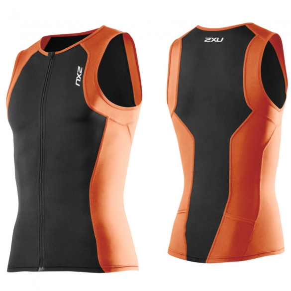 2XU G:2 Active tri singlet Herren schwarz-orange 2015 MT3107a MT3107a